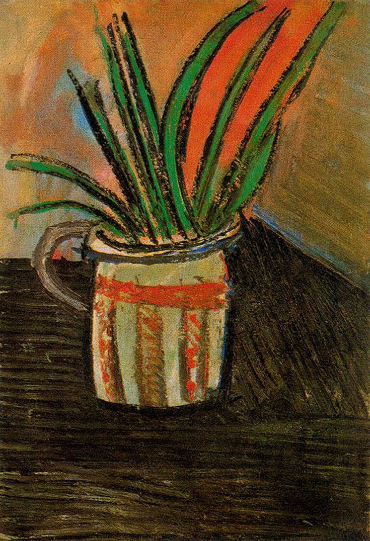Exotic Flowers (1907) - Pablo Picasso Tablo