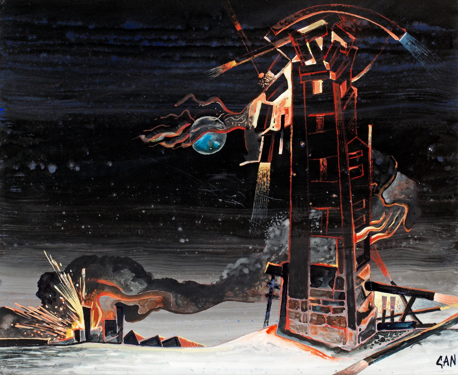 Explosioner - Gösta Adrian-Nilsson Tablo