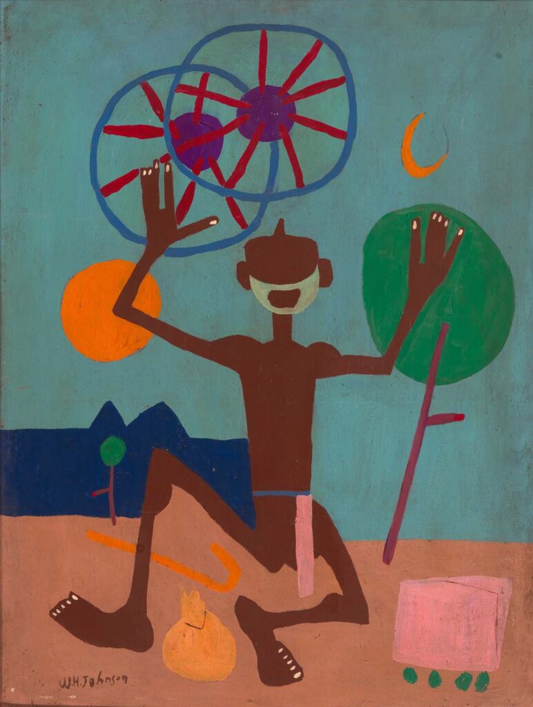 Ezekiel Saw the Wheel (1945) - William H. Johnson Tablo