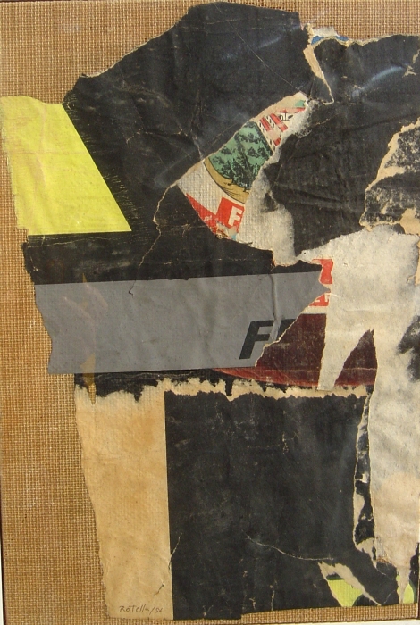 F (1956) – Mimmo Rotella Tablo