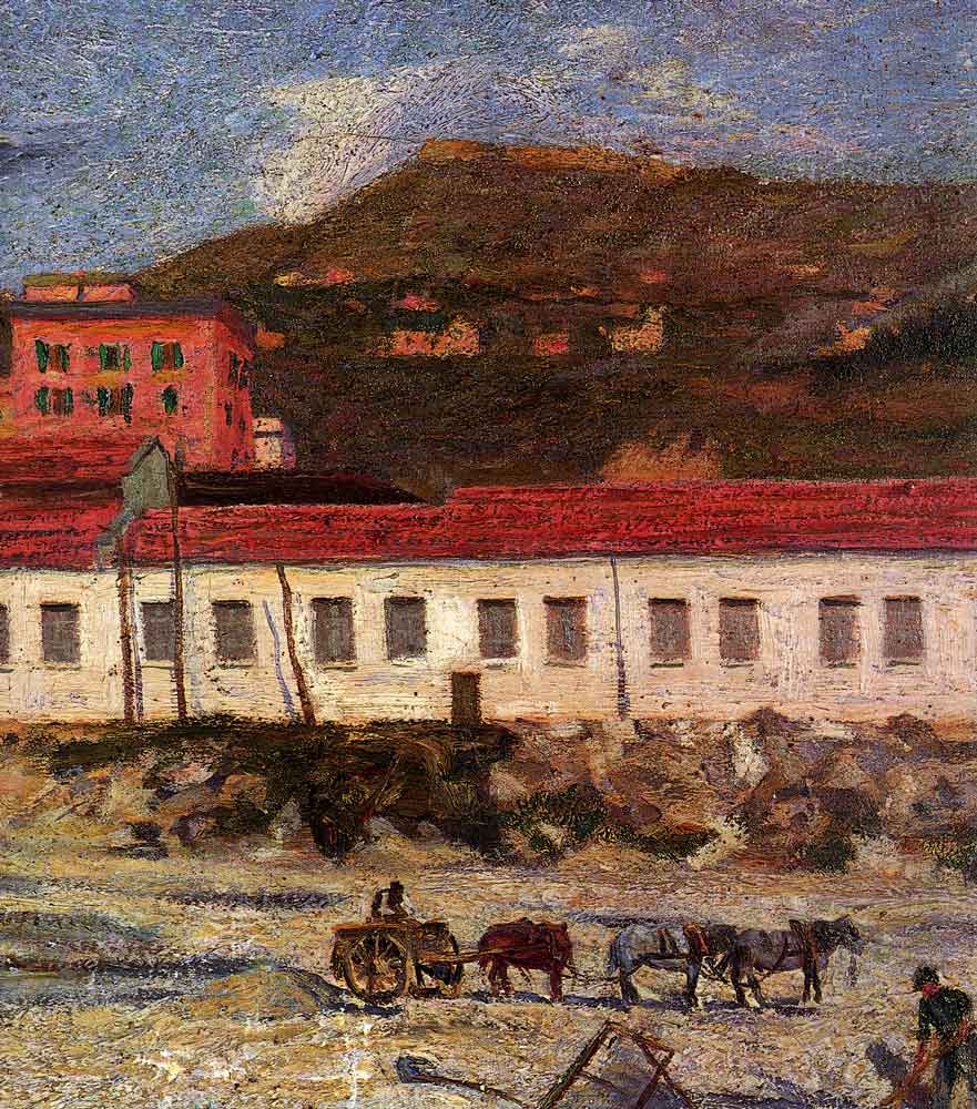 Factory Foltzer (1909) – Umberto Boccioni Tablo