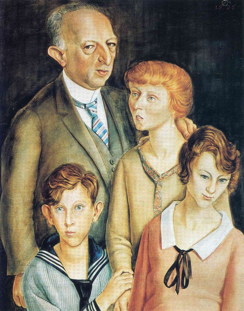 Family Portrait (1925) - Otto Dix Tablo