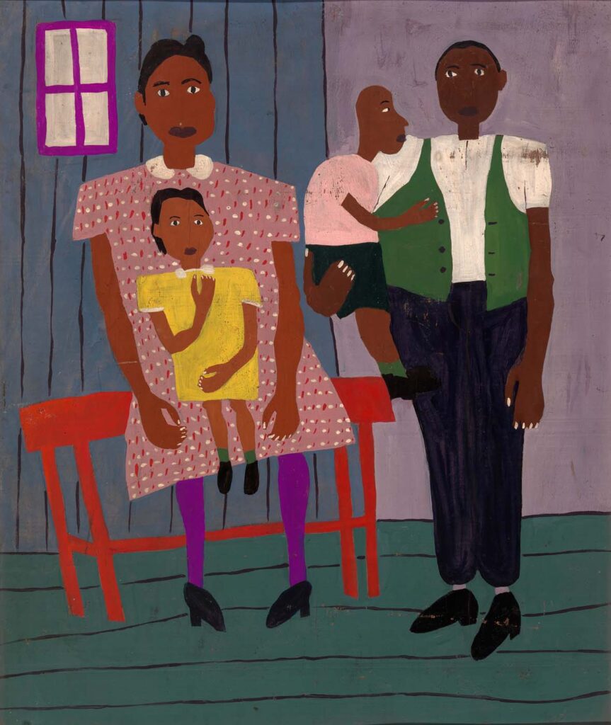 Family Portrait (1944) - William H. Johnson Tablo