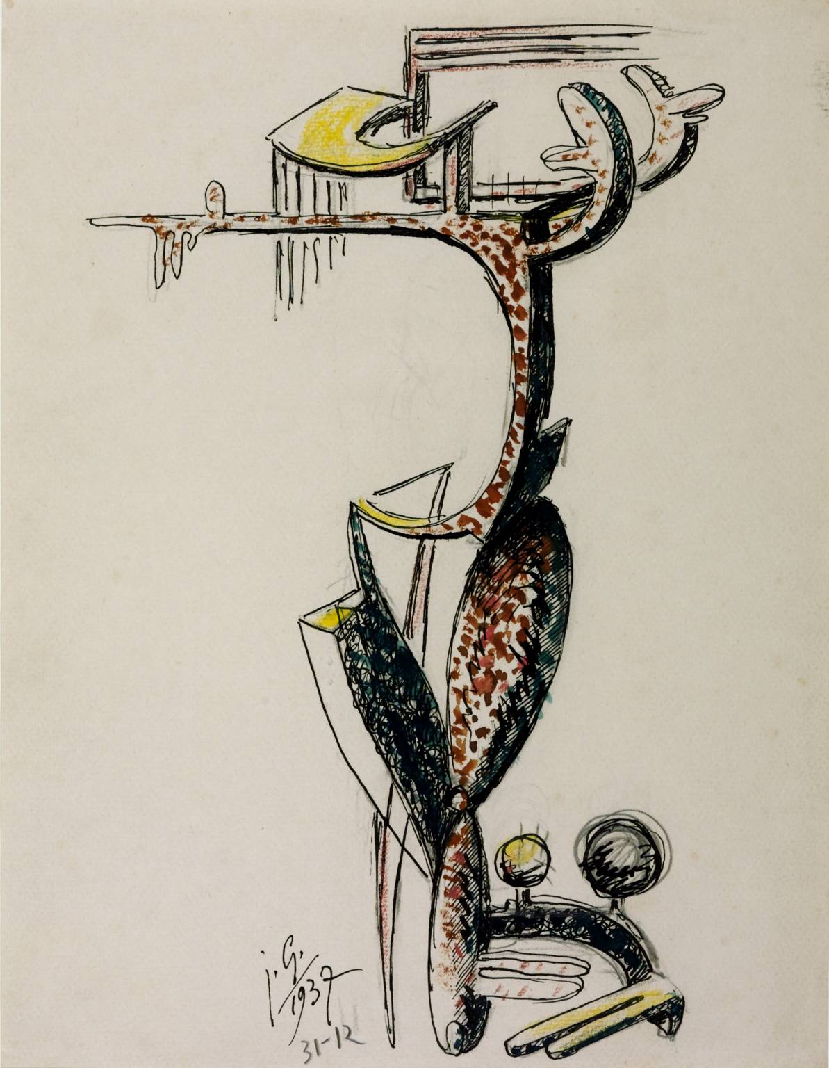 Fantastic Figure (1937) - Julio González Tablo