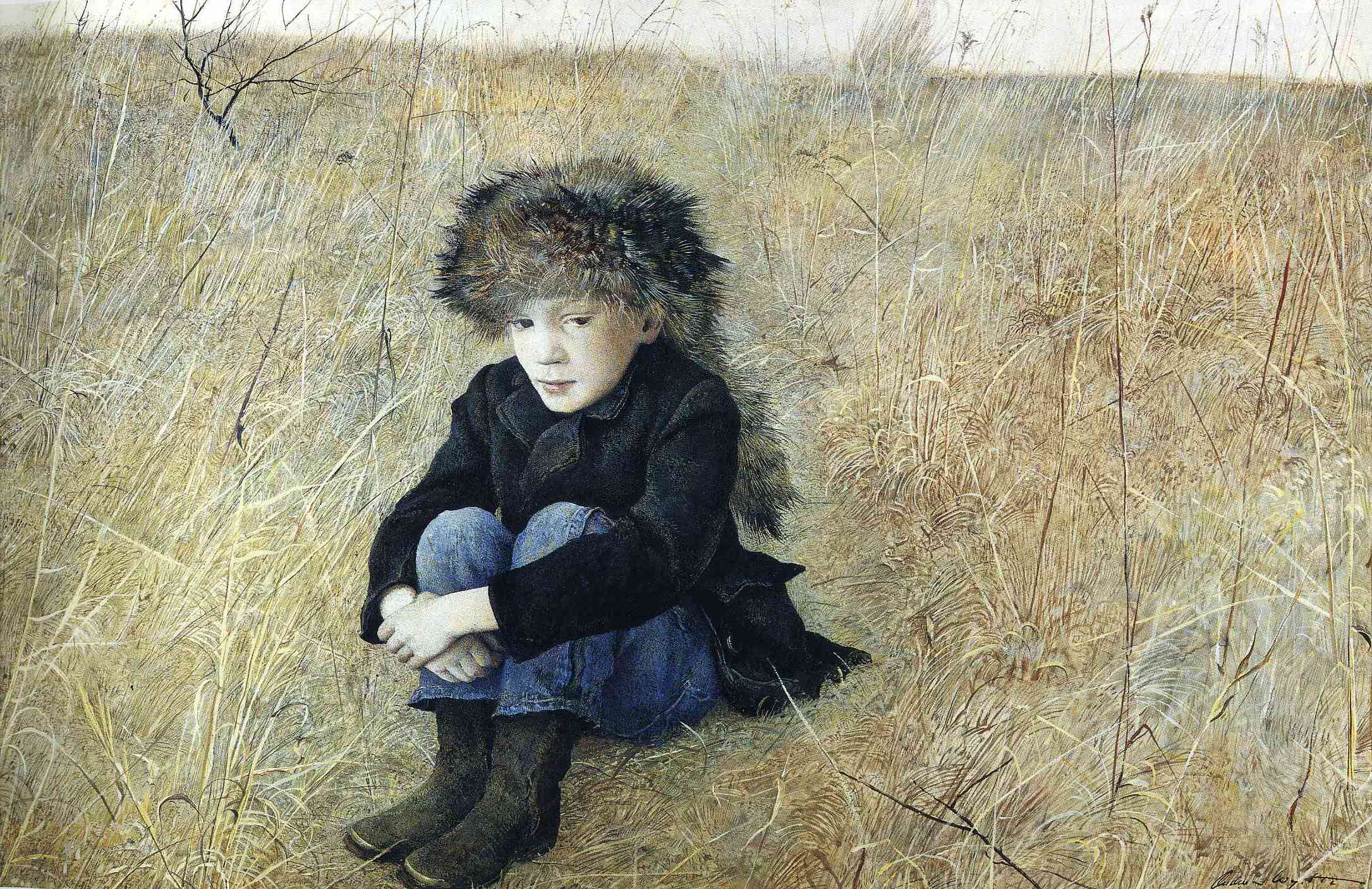 Faraway - Andrew Wyeth Tablo