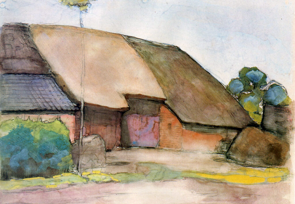 Farm Sun (1904) - Piet Mondrian Tablo