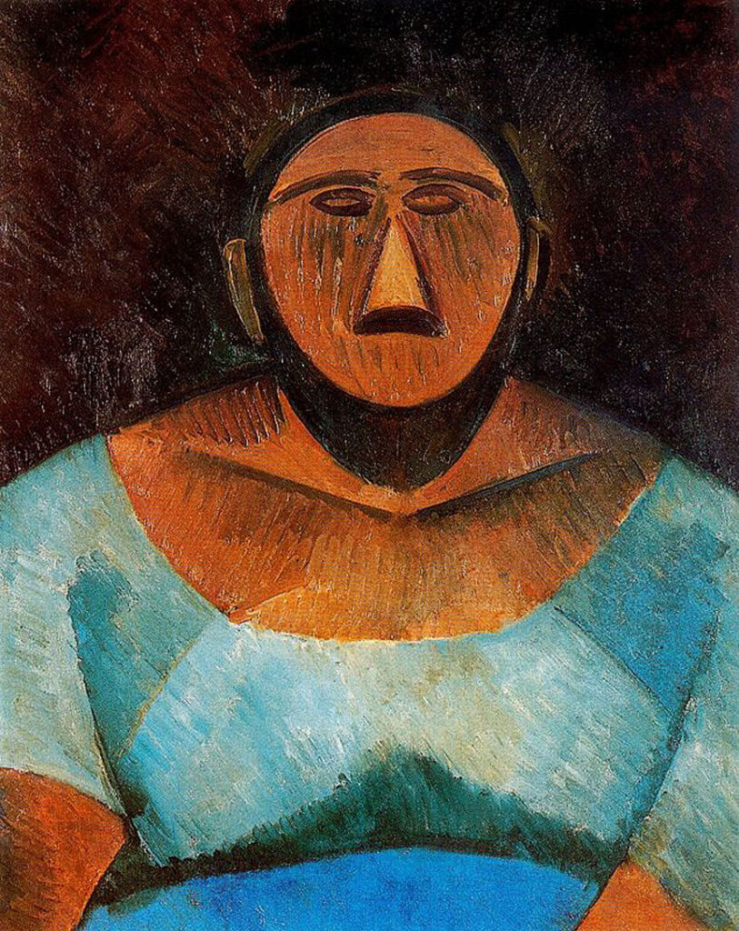 Farm woman (1908) - Pablo Picasso Tablo