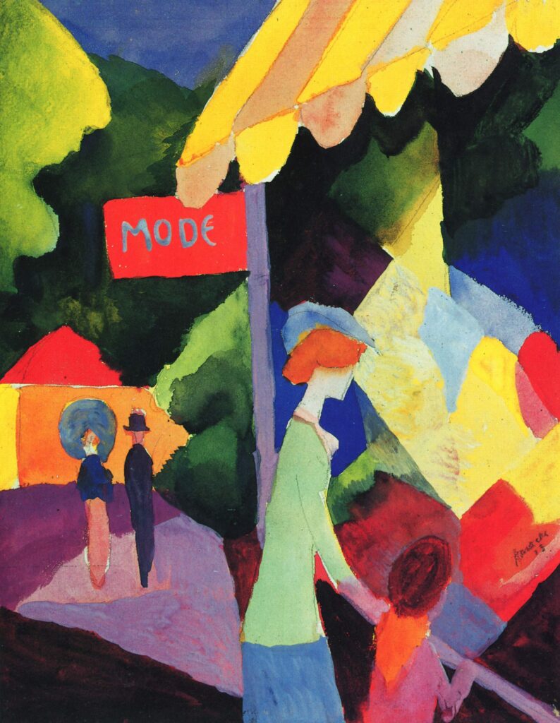 Fashion window - August Macke Tablo