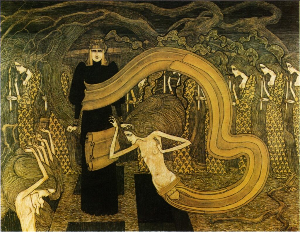 Fatality (1893) - Jan Toorop Tablo