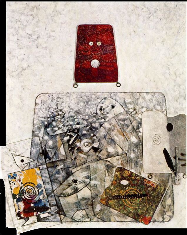 Father Ubu with son – Max Ernst Tablo