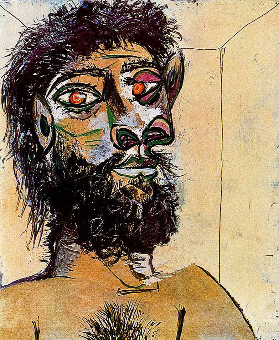 Faun's head (1938) - Pablo Picasso Tablo