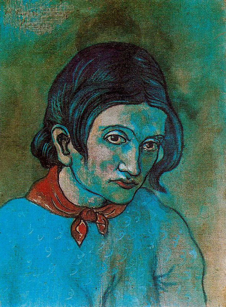 Female Head (1902) - Pablo Picasso Tablo