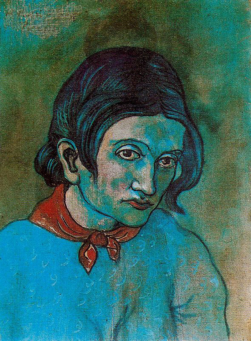 Female Head (1902) - Pablo Picasso Tablo