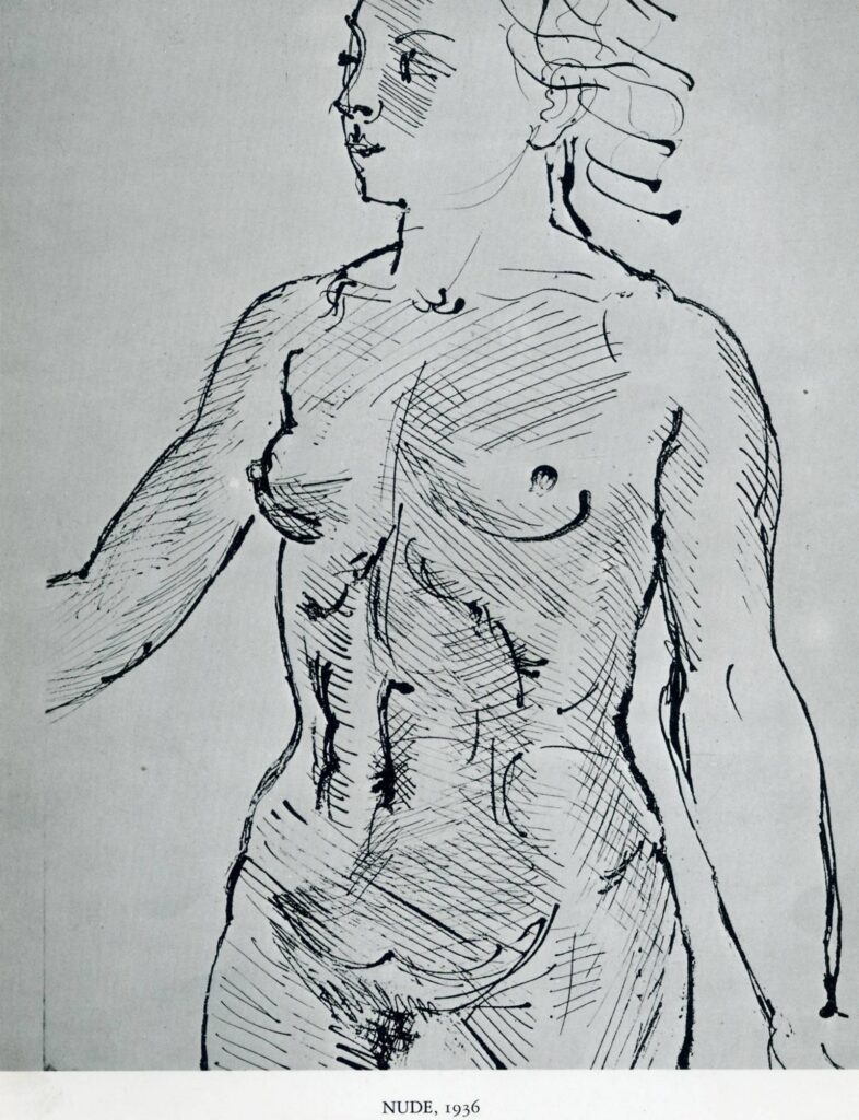 Female Nude, bust - Raoul Dufy Tablo