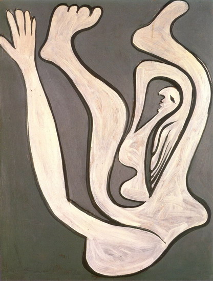 Female acrobat (1930) - Pablo Picasso Tablo