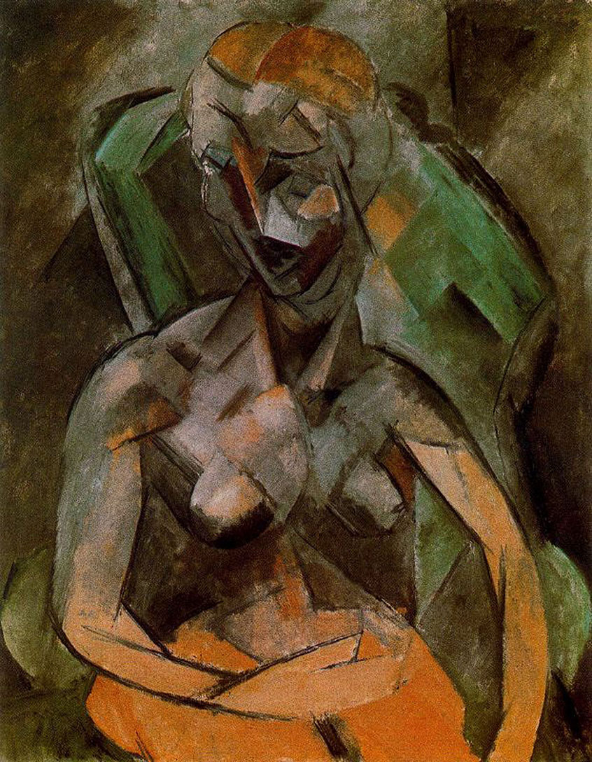 Female nude (1908) - Pablo Picasso Tablo