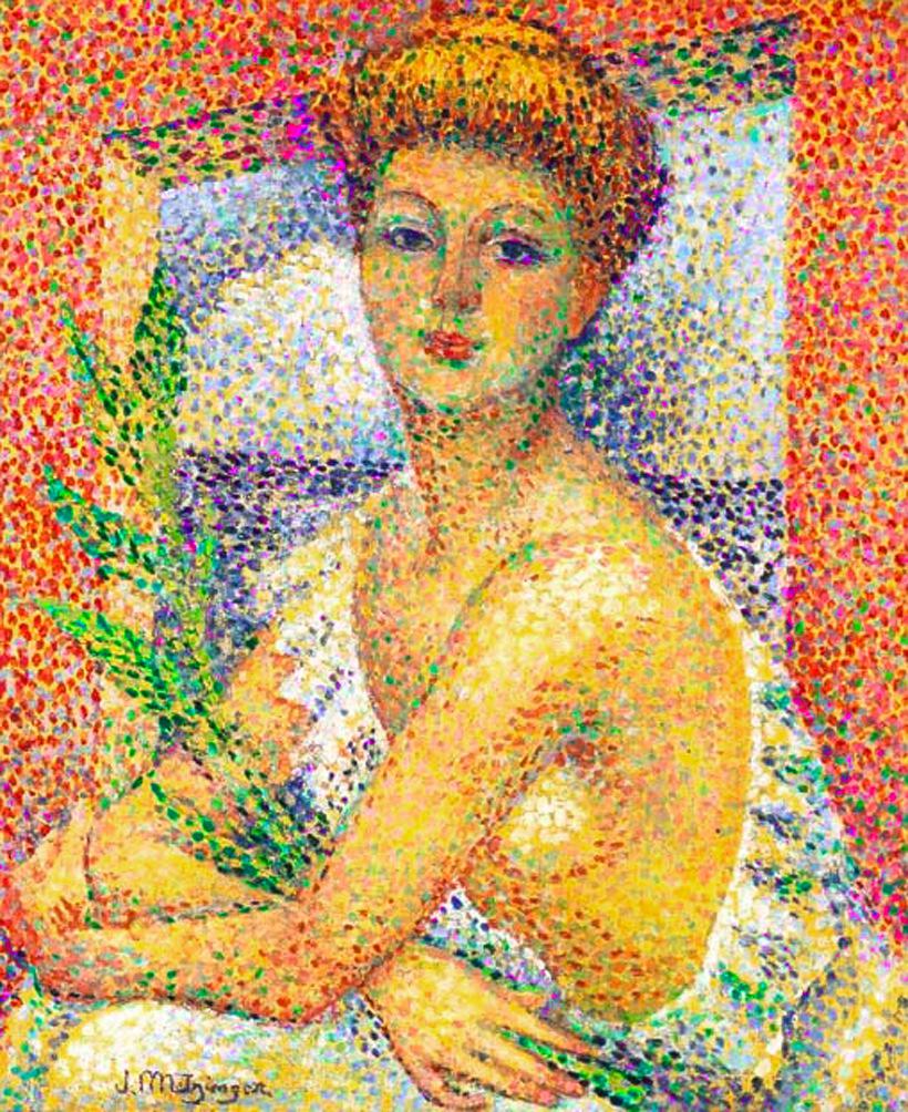 Femme assise au bouquet de feuillage (1905) - Jean Metzinger Tablo