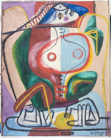 Femme et mains (1948) - Le Corbusier Tablo