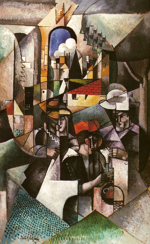 Femmes cousant (1913) - Albert Gleizes Tablo