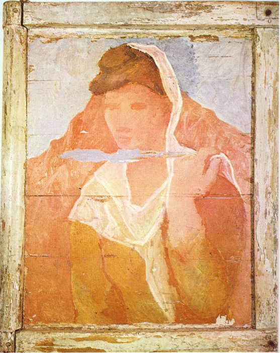 Fernande with shawl (1906) - Pablo Picasso Tablo