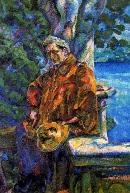 Ferruccio Busoni (1916) – Umberto Boccioni Tablo
