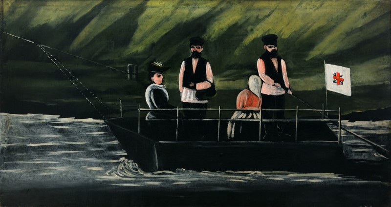 Ferryboat in Didube – Niko Pirosmani Tablo