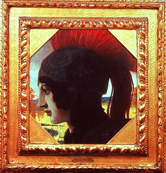 Fighting Amazons – Franz Stuck Tablo