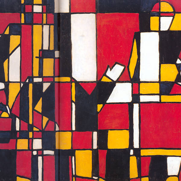 Figuras a Cinco Colores (1946) – Joaquín Torres-García Tablo