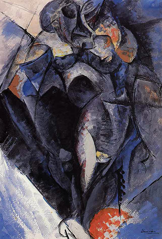 Figure (1912) – Umberto Boccioni Tablo