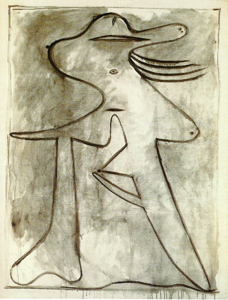 Figure (1927) - Pablo Picasso Tablo