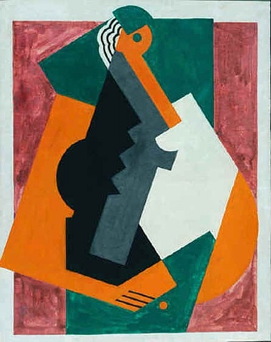 Figure Cubiste (1921) - Albert Gleizes Tablo