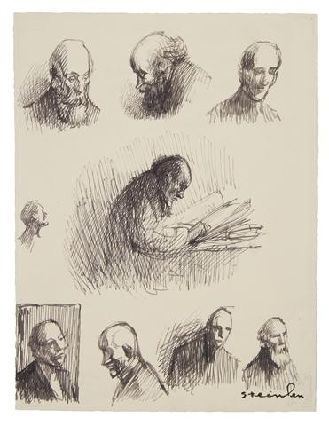 Figure studies – Théophile Steinlen Tablo