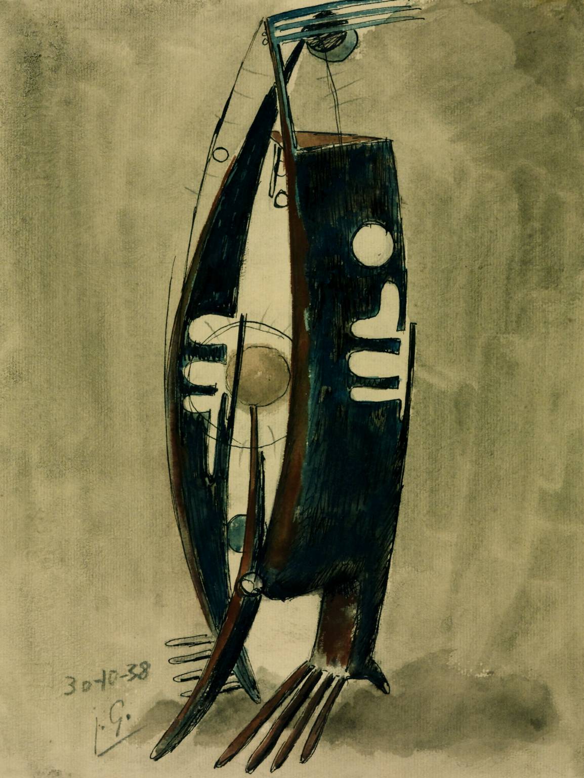Figure with Balls (1938) - Julio González Tablo