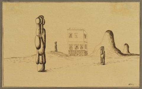 Figures in landscape (1929) - Henryk Streng Tablo