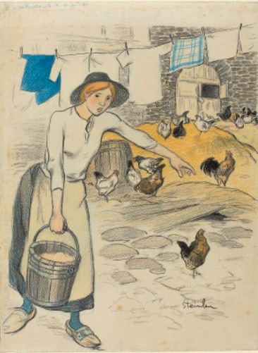 Fille de Ferme – Théophile Steinlen Tablo