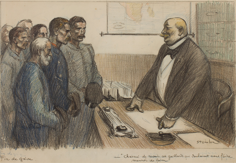 Fin de Greve – Théophile Steinlen Tablo