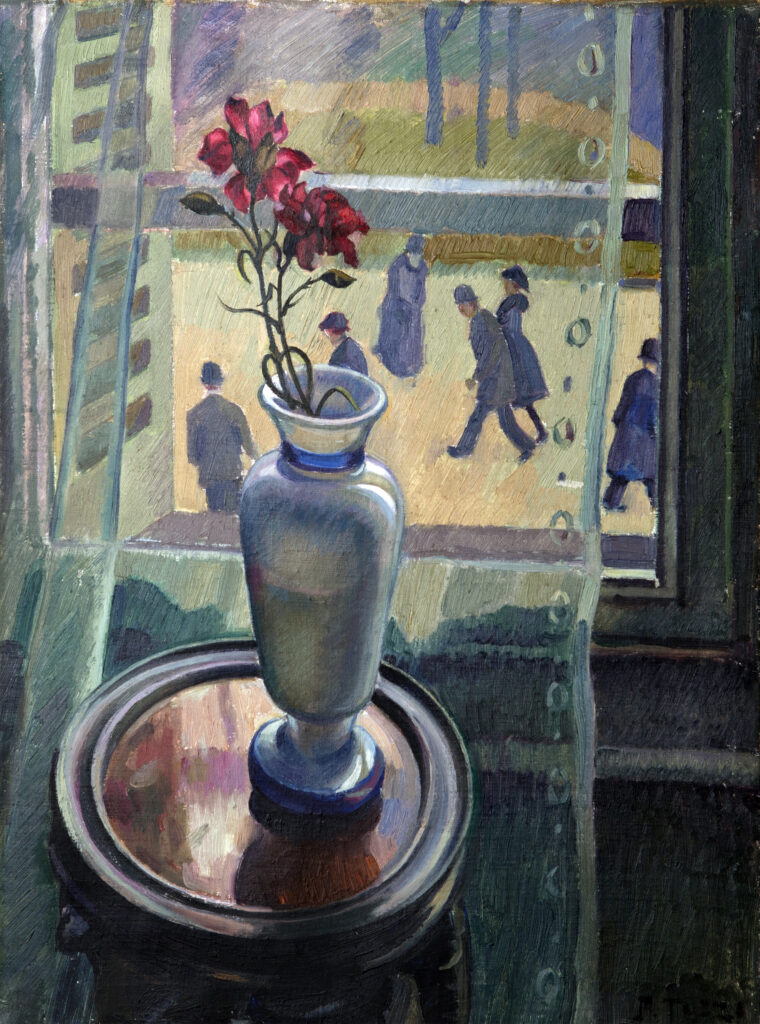 Finestra su Saint Germain des Prés (1927) – Mario Tozzi Tablo