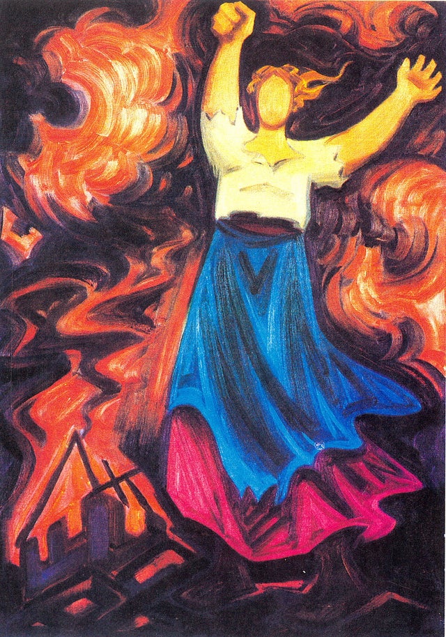 Fire (1939) - Josef Čapek Tablo
