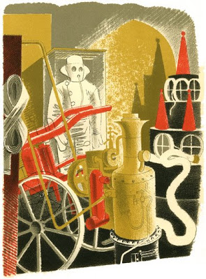 Fire Engineer – Eric Ravilious Tablo
