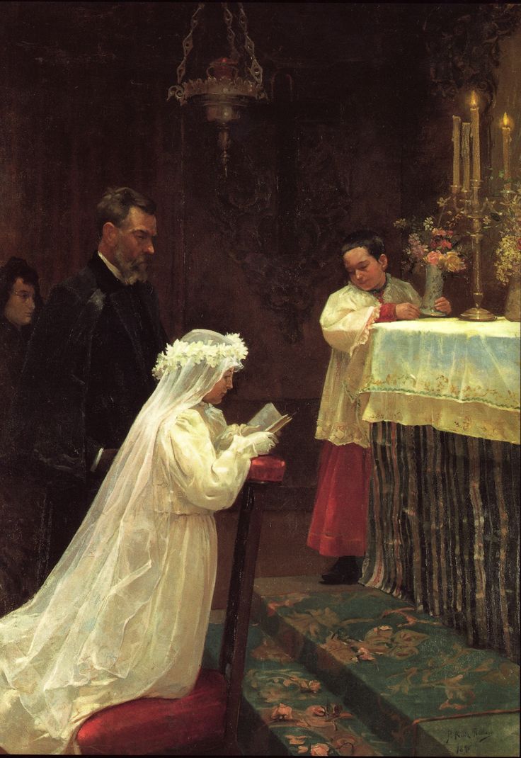 First Communion (1896) - Pablo Picasso Tablo