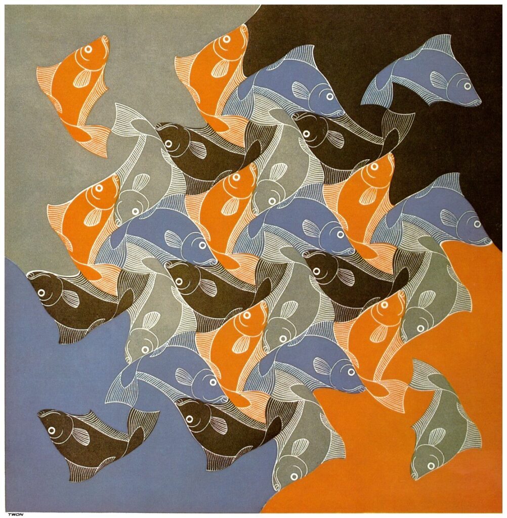 Fish - M. C. Escher Tablo