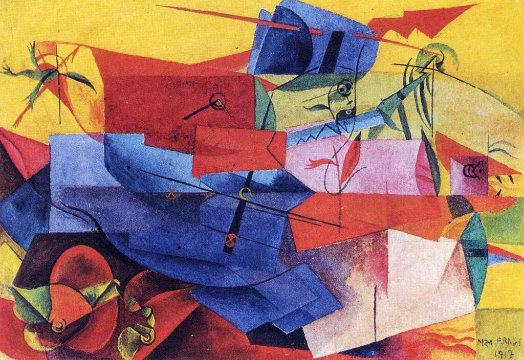 Fish fight (1917) - Max Ernst Tablo