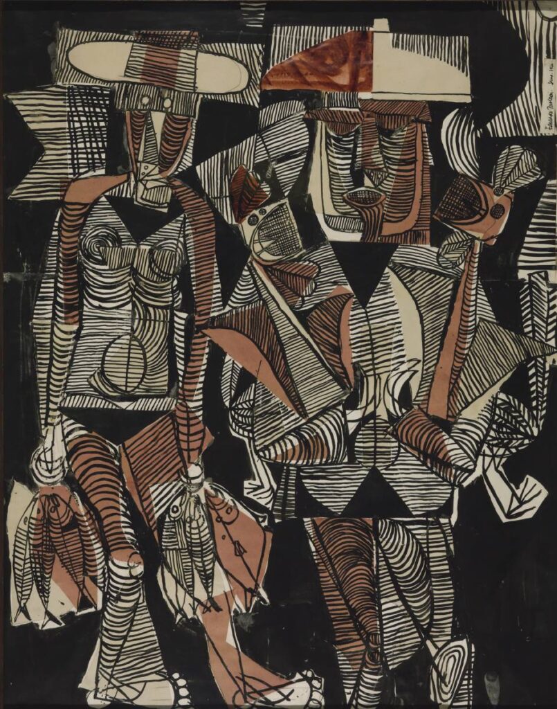 Fisherman and Wife (1946) - Eduardo Paolozzi Tablo