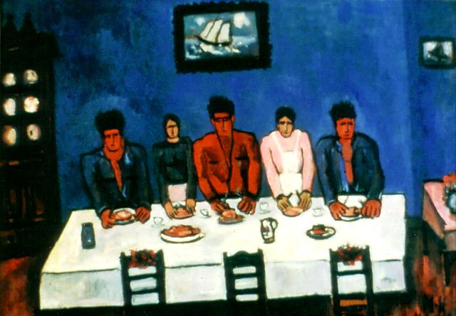 Fisherman's Last Supper (1941) - Marsden Hartley Tablo