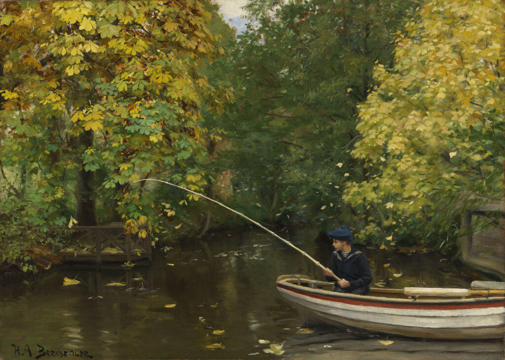 Fishing Boy (1890) - Hans Andersen Brendekilde Tablo
