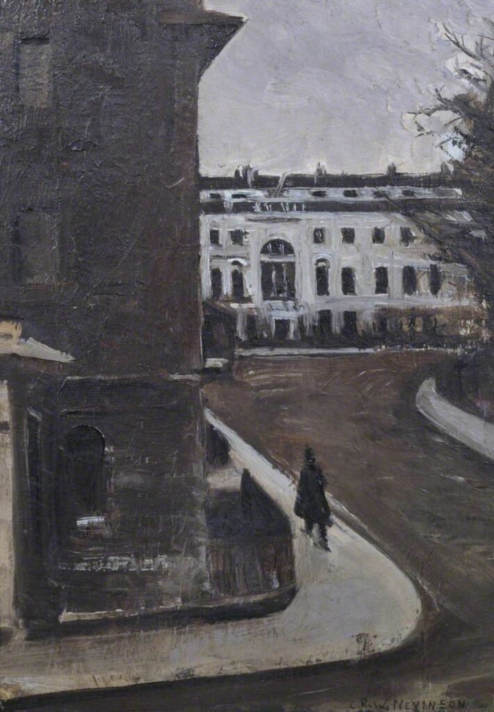 Fitzroy Square (1923) - C. R. W. Nevinson Tablo