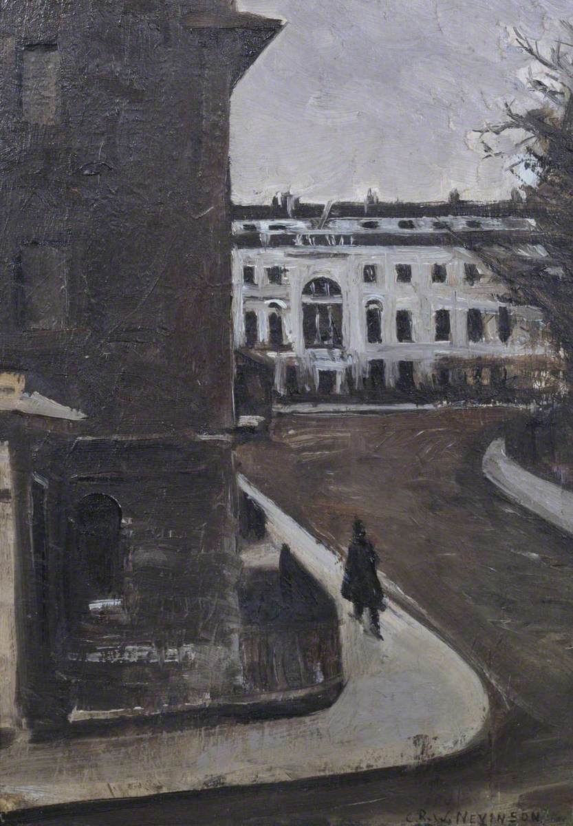 Fitzroy Square (1923) - C. R. W. Nevinson Tablo