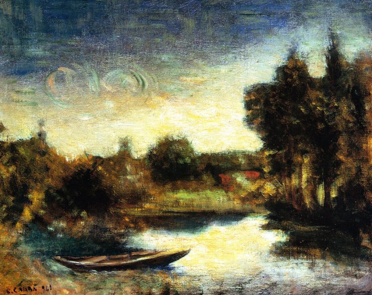 Fiumetto (1941) – Carlo Carrà Tablo