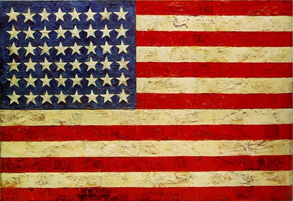 Flag (1955) - Jasper Johns Tablo