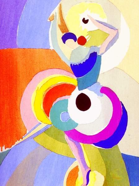 Flamenco dancer (1916) – Sonia Delaunay Tablo